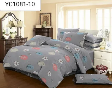 Luxury King Size Comforter Ash